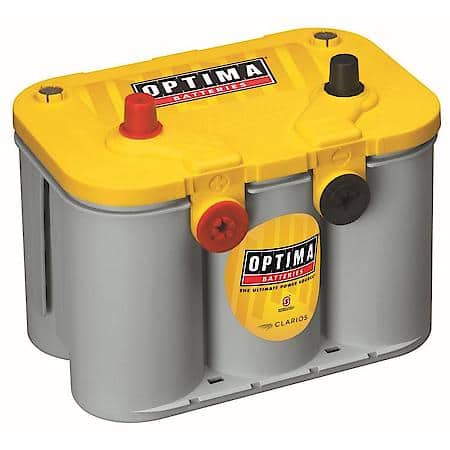 Yellow Battery : Group Size 34/78DT, 750 CCA, 870 CA, 120 Minute Reserve Capacity, Deep-Cycle