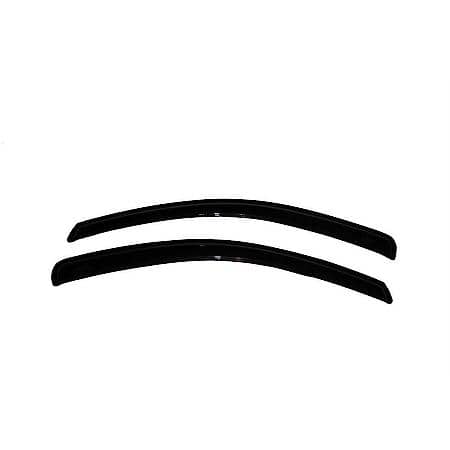 Ventvisor Window Visors: Outside Mount, Smoke, Front, 2 Pice