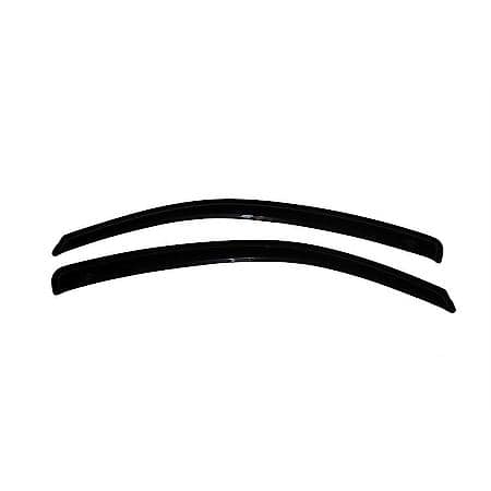 Ventvisor Window Visors: Outside Mount, Smoke, Front, 2 Piece