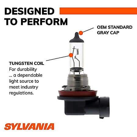 H11 Basic: Halogen Headlight Bulb, Basic Performance, 1 Pack