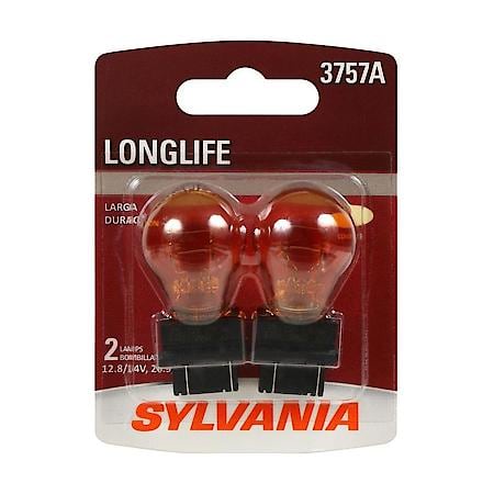 3757A Long Life: Amber Mini Bulb, Standard Performance, 2 Pack