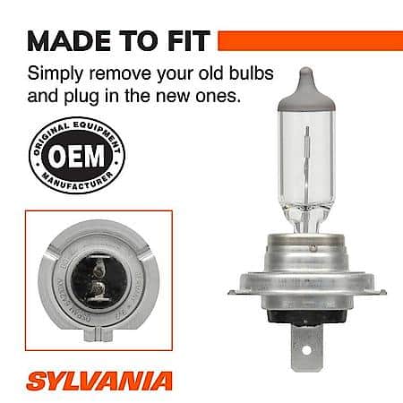 H7 XtraVision: Halogen Headlight Bulb, More Downroad Visibility, 2 Pack