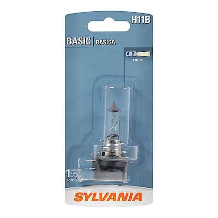 H11B Basic: Halogen Headlight Bulb, Basic Performance, 1 Pack