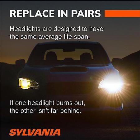 9012 Basic: Halogen Headlight Bulb, Basic Performance, 1 Pack