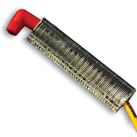 Aluminium Plug Wire Sheath, 3/4In X 6In, 4 Pack, Blocks Radiant Heat