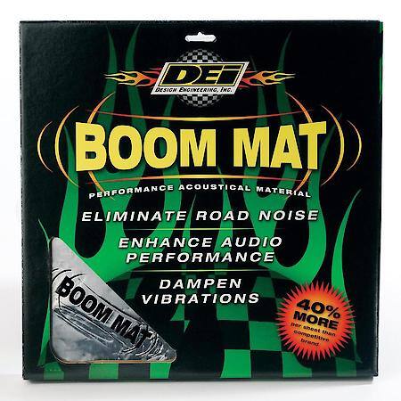 Boom Mat Damping Material, 12-1/2 Inches X 12 Inches, 2 Sheets (2 Square Feet)