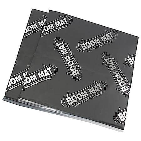 Boom Mat Damping Material, 12-1/2 Inches X 12 Inches, 2 Sheets (2 Square Feet)