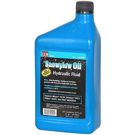 Low-Temperature Blue Hydraulic Fluid (1 Quart Bottle)