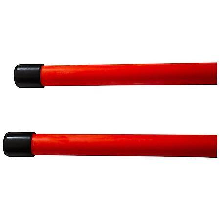 3/4 x 36 Inch Fluorescent Orange Bolt-On Bumper Marker Sight Rods with Hardware