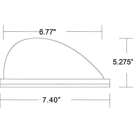 5.5 Inch Amber Halogen Revolving Light
