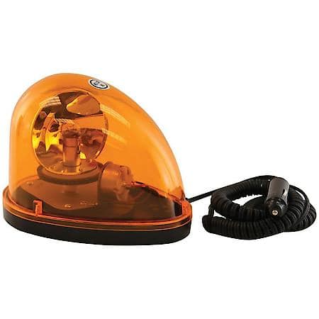 5.5 Inch Amber Halogen Revolving Light