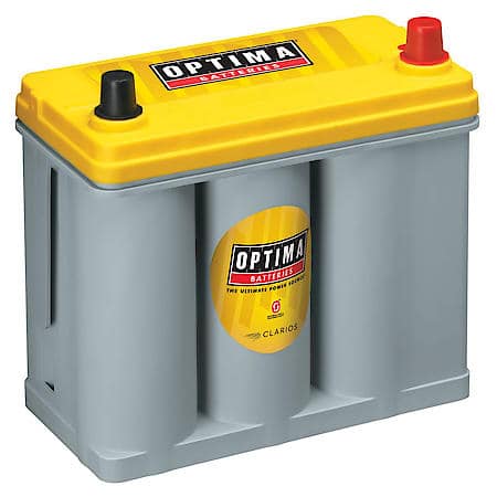 Yellow Battery : 51R Group Size, 450 CCA, 575 CA, 66 Minute Reserve Capacity, Deep-Cycle