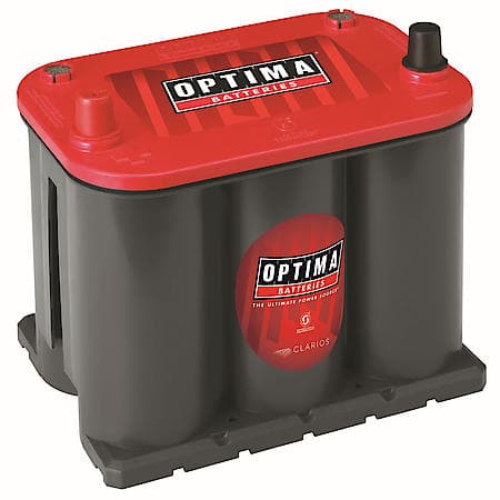 Red Battery : 25 Group Size, 720 CCA, 910 CA, 90 Minute Reserve Capacity, High Power Delivery