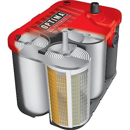 Red Battery : Group Size 35, 720 CCA, 910 CA, 90 Minute Reserve Capacity