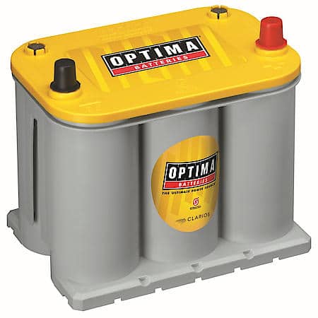 Yellow Battery : 35 Group Size, 620 CCA, 770 CA, 100 Minute Reserve Capacity, Deep-Cycle