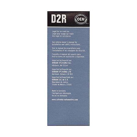 D2R Basic: HID Headlight Bulb, Basic Performance, 1 Pack