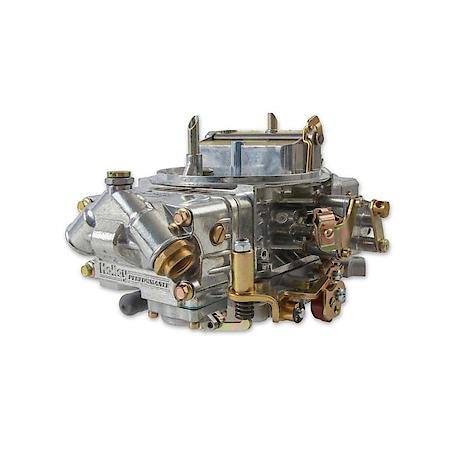 Performance and Race Carburetor: 750 CFM, Manual Choke, 4 Barrel, Square Bore, Dual Inlet, Shiny