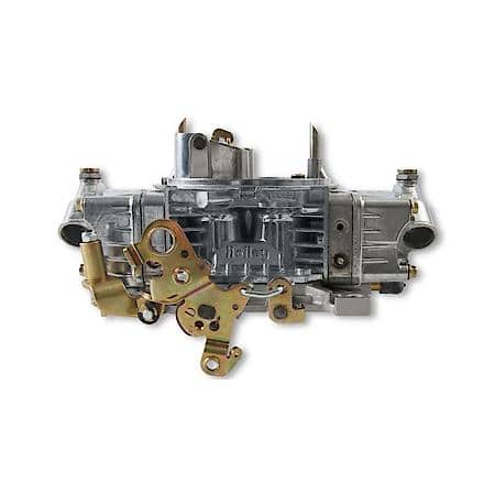 Performance and Race Carburetor: 750 CFM, Manual Choke, 4 Barrel, Square Bore, Dual Inlet, Shiny