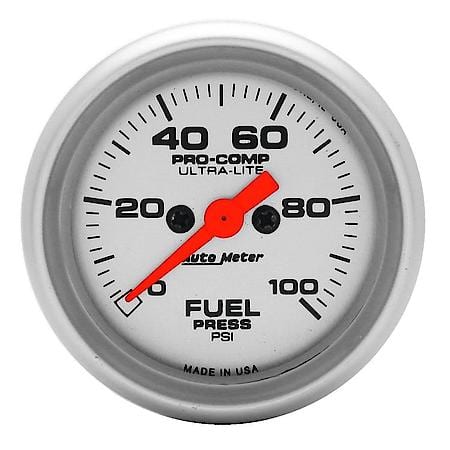 Gauge; Fuel Pressure; 2 1/16"; 100 PSI; Digital Stepper Motor; Ultra-Lite