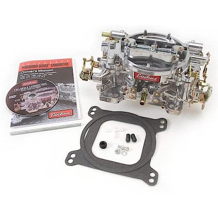 Performer Carburetor #9907 750 CFM With Manual Choke, Satin Finish (Non-EGR)