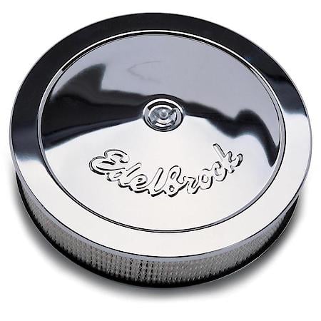 Pro-Flo Chrome 14" Round Air Cleaner with 3" Paper Element