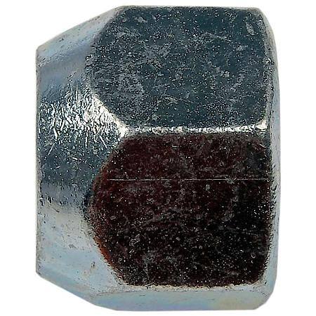 Wheel Lug Nut: M12-1.25 Thread, Conical 60, Standard, 0.63" Length, Zinc, 1 Pack