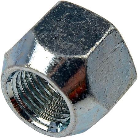 Wheel Lug Nut: M12-1.25 Thread, Conical 60, Standard, 0.63" Length, Zinc, 1 Pack
