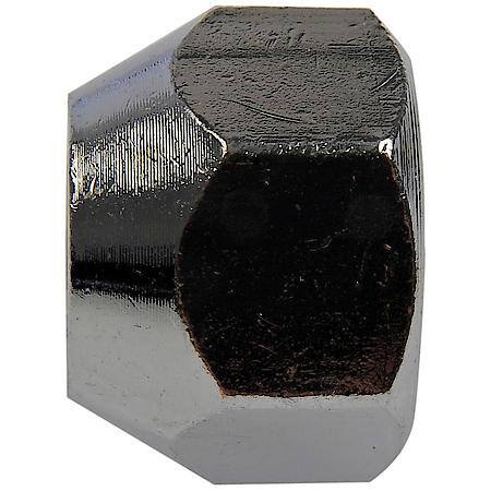 Wheel Lug Nut: M12-1.25 Thread, Conical 60, Standard, 0.63" Length, Chrome, 1 Pack