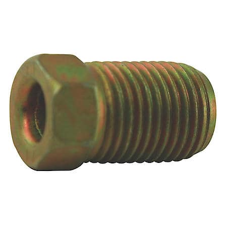 Steel Tube Nut, 3/16 (M10X1.0 Inverted), 10/Bag