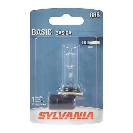 886 Basic: Halogen Fog Bulb, Basic Performance, 1 Pack