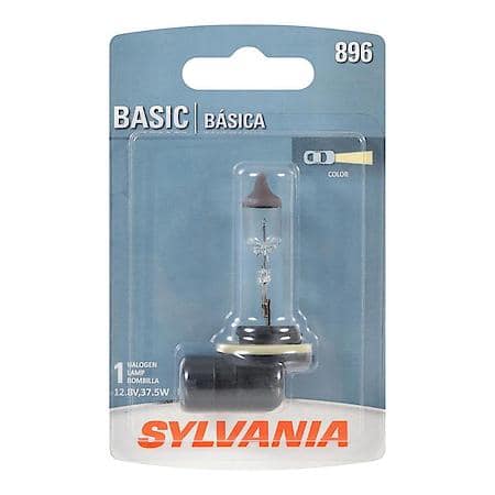 896 Basic: Halogen Fog Bulb, Basic Performance, 1 Pack