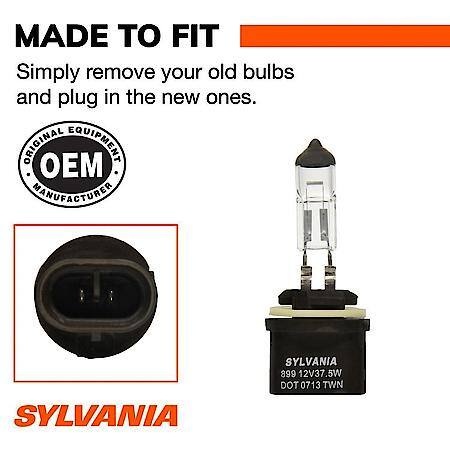 899 Basic: Halogen Fog Bulb, Basic Performance, 1 Pack