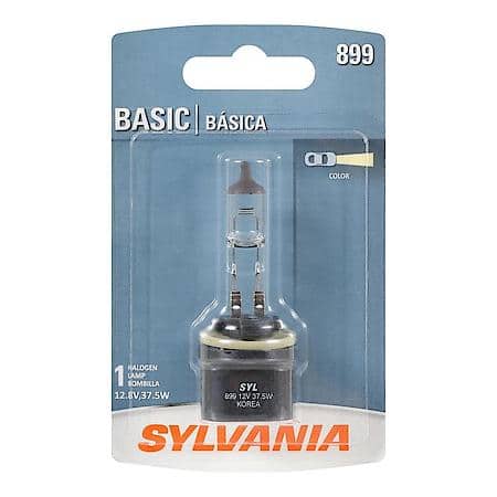 899 Basic: Halogen Fog Bulb, Basic Performance, 1 Pack