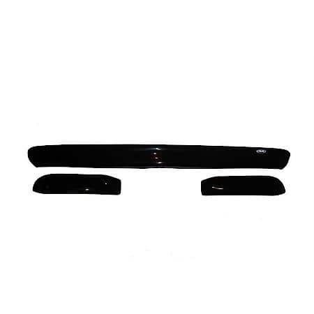 Bugflector Deluxe 3Pc, Hood Protector, Smoke, Medium Profile, 3 Pc Set