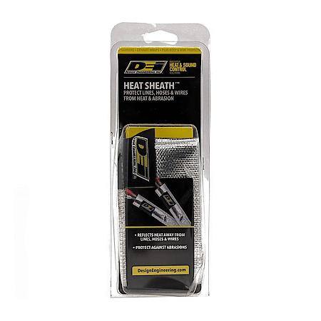 Heat Sheath Aluminized Sleeving, 1-1/2 Inches X 36 Inches, Trim To Fit Fireproof