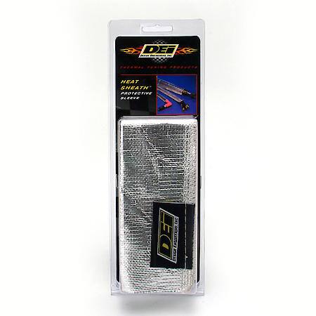 Heat Sheath Aluminized Sleeving, 1/2 Inches X 36 Inches, Reflects Heat, Trim To Fit