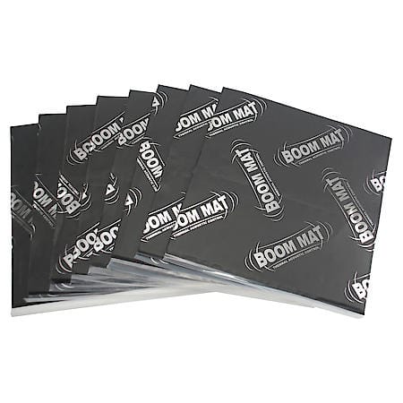 Boom Mat Damping Material, 12-1/2 Inches X 12 Inches, 8 Sheets (8 Square Feet)