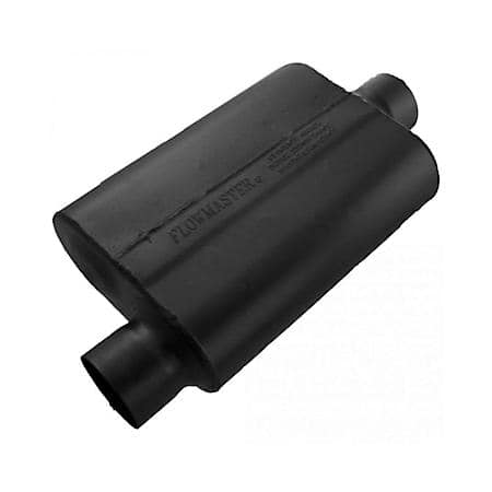 40 Series Muffler - 3.00 Offset In - 3.00 Center Out - Aggressive Sound