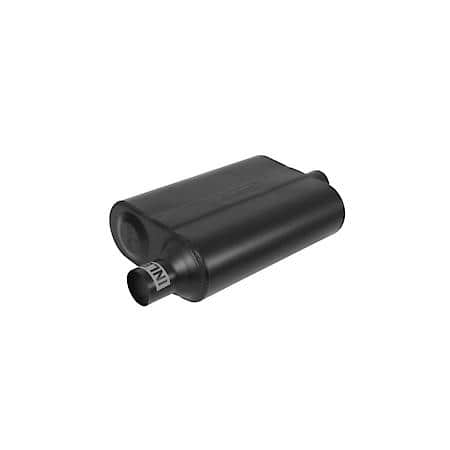 40 Delta Flow Muffler - 2.00 Offset In - 2.00 Center Out - Aggressive Sound
