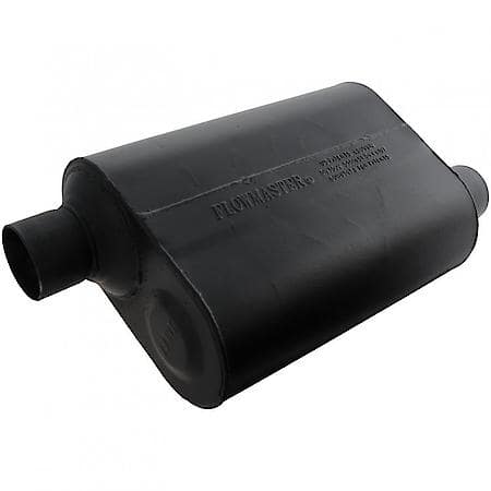 Super 40 Muffler - 2.50 Offset In - 2.50 Offset Out - Aggressive Sound
