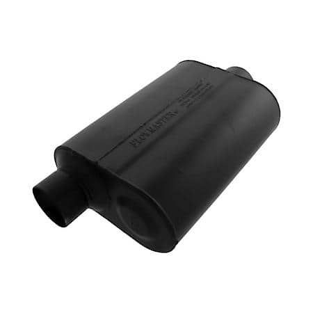 Super 40 Muffler - 3.00 Offset In - 3.00 Center Out - Aggressive Sound