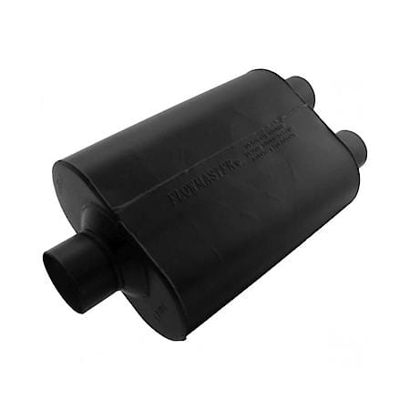 Super 40 Muffler - 3.00 Center In - 2.50 Dual Out - Aggressive Sound
