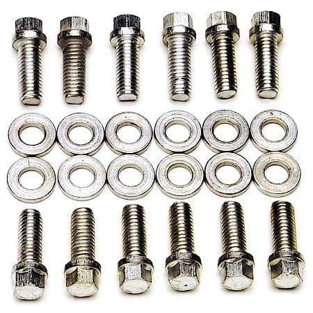 Intake Manifold Bolt Set For 1986 & earlier S/B Chevy Edelbrock Manifolds