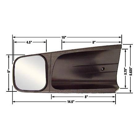 Custom Towing Mirror - Passenger Side