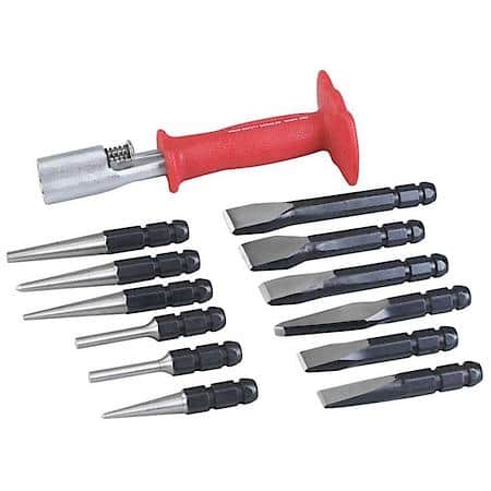 Quick Change Punch And Chisel 12Pc