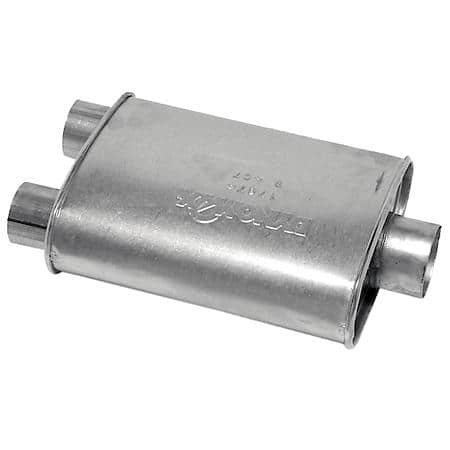 Super Turbo Exhaust Muffler 3 Inch Inlet ID 2.5 Inch Outlet ID