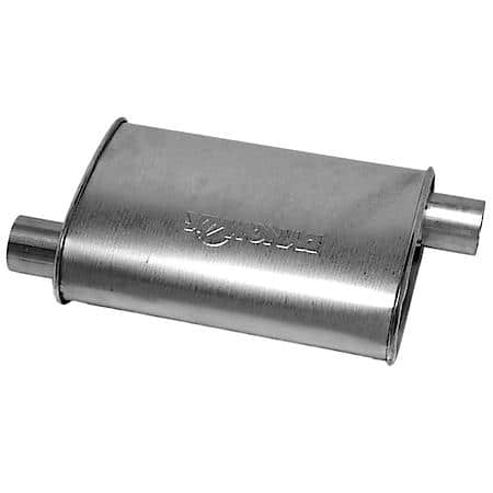 Super Turbo Exhaust Muffler 2.5 Inch Inlet ID 2.5 Inch Outlet ID