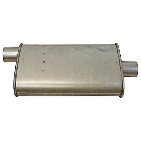 Super Turbo Exhaust Muffler 2 Inch Inlet ID 2 Inch Outlet ID