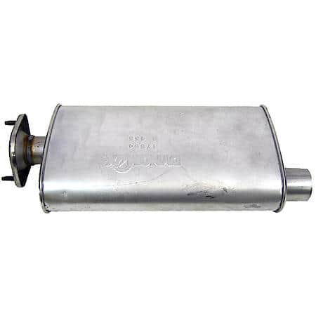 Super Turbo Exhaust Muffler Center Inlet  2.5 Inch Outlet ID