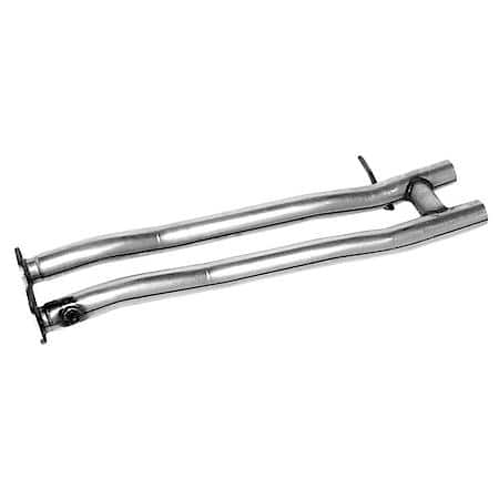 Exhaust H Pipe 3 Bolt Welded Flange Inch Inlet  2.5 Inch Outlet OD